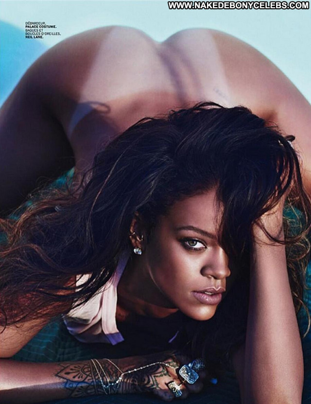 Rihanna No Source Beautiful Nude Ass Posing Hot Babe Summer Magazine