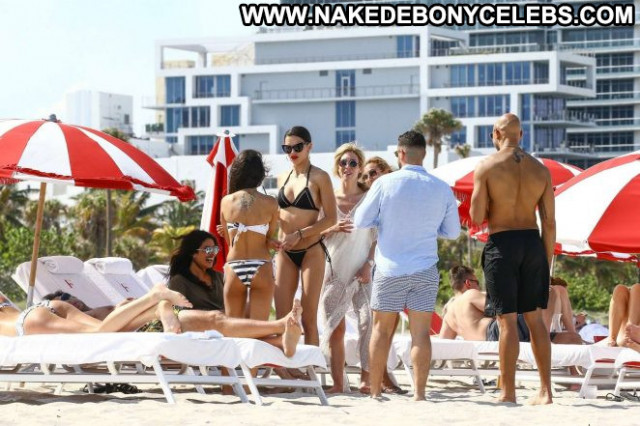 Bikini The Beach Beautiful Beach Paparazzi Celebrity Black Babe